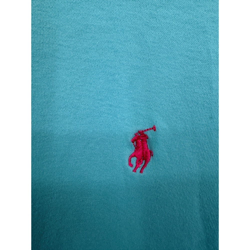 Polo Ralph Lauren Polo Shirt Men 2XLT Blue Short Sleeve Pink Pony Tall - Picture 2 of 12